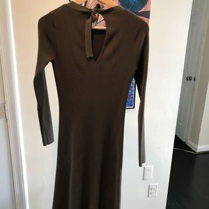 Banana Republic Olive Sweater Dress